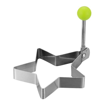 🍳 Stainless Steel Egg Rings and Pancake Molds 5 Shapes
