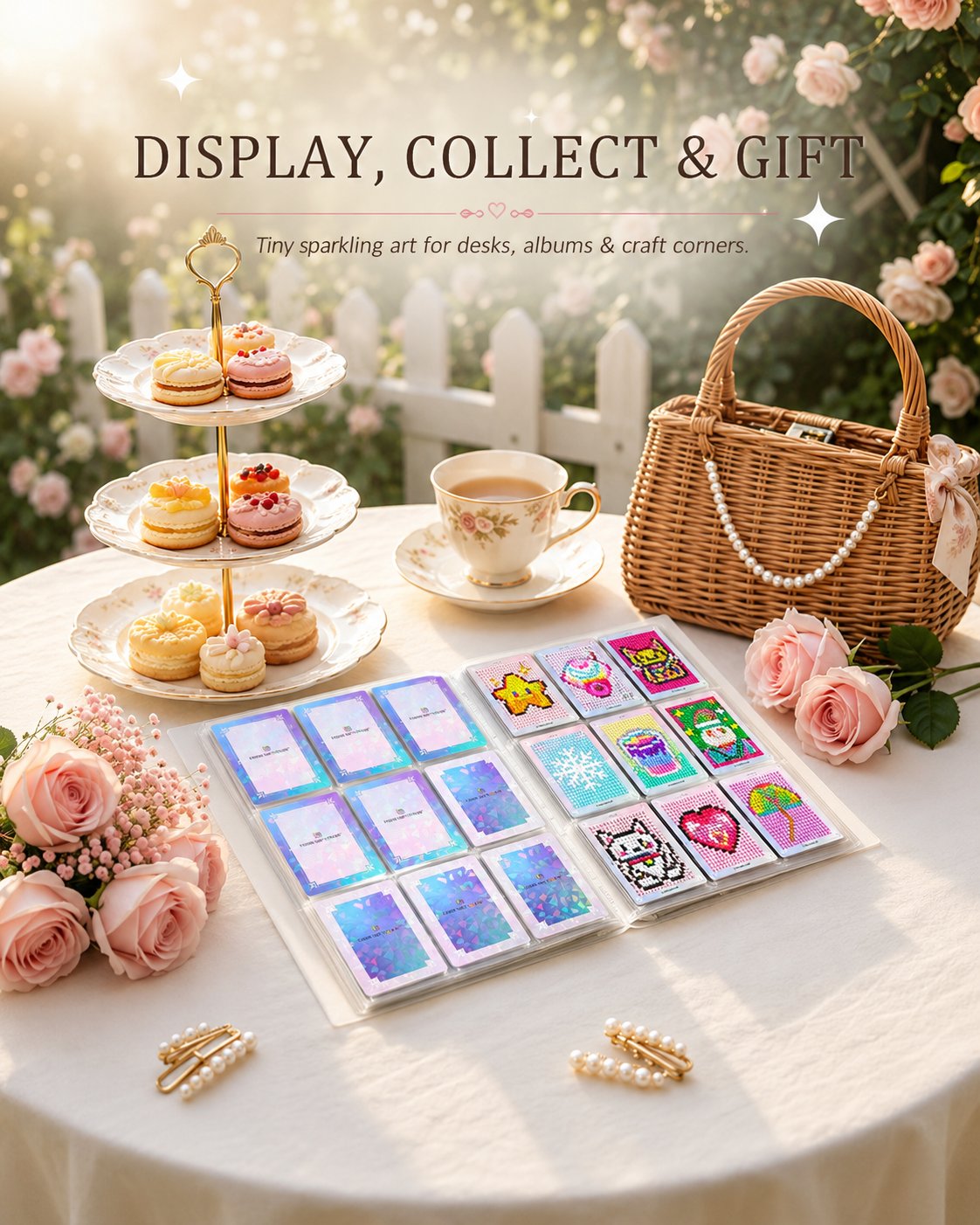 💎 Freestyle Mini Diamond Art Cards – 30PCS Cute Pixel DIY Craft Collection ✨