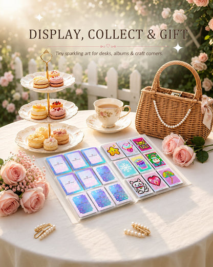 💎 Freestyle Mini Diamond Art Cards – 30PCS Cute Pixel DIY Craft Collection ✨