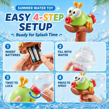 Electric Ant Water Blaster for Kids – Cartoon Rechargeable Outdoor Water Toy