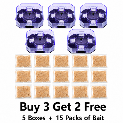 🪳 Reusable High-Efficiency Roach Trap Eco-Friendly Multi-Entry Physical Capture Box 🛡️
