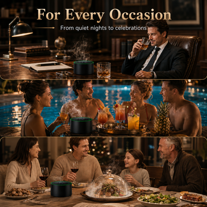 ✨ Electric Aroma Infuser Kit – Whiskey & Cocktail Wood Smoke Infuser