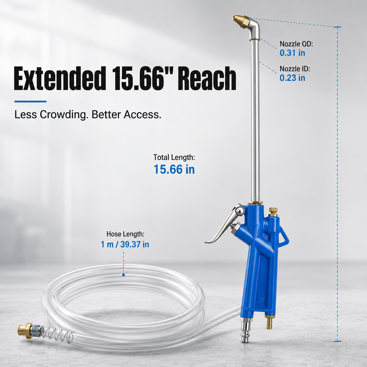 🛠️ Pneumatic Engine Cleaning Gun with Siphon Hose 🚗