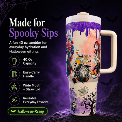 🔥 55% OFF TODAY💀 Halloween Skeleton Tumbler