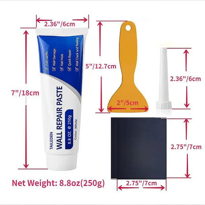 🛠️50% OFF TODAY🏠 Self-Adhesive Drywall Repair Kit ⚡Fix Holes in Minutes