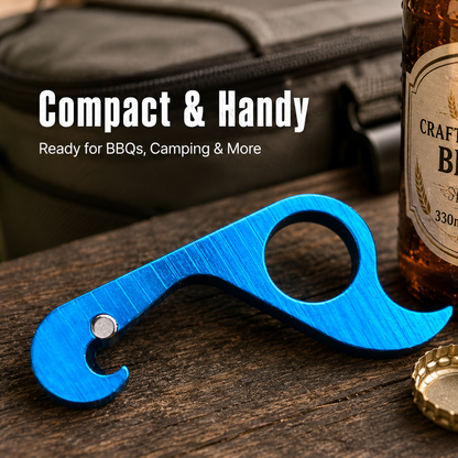 🍻 One-Hand Magnetic Bottle Opener – Easy Pop Cap Catcher for BBQs, Parties & Home Bars