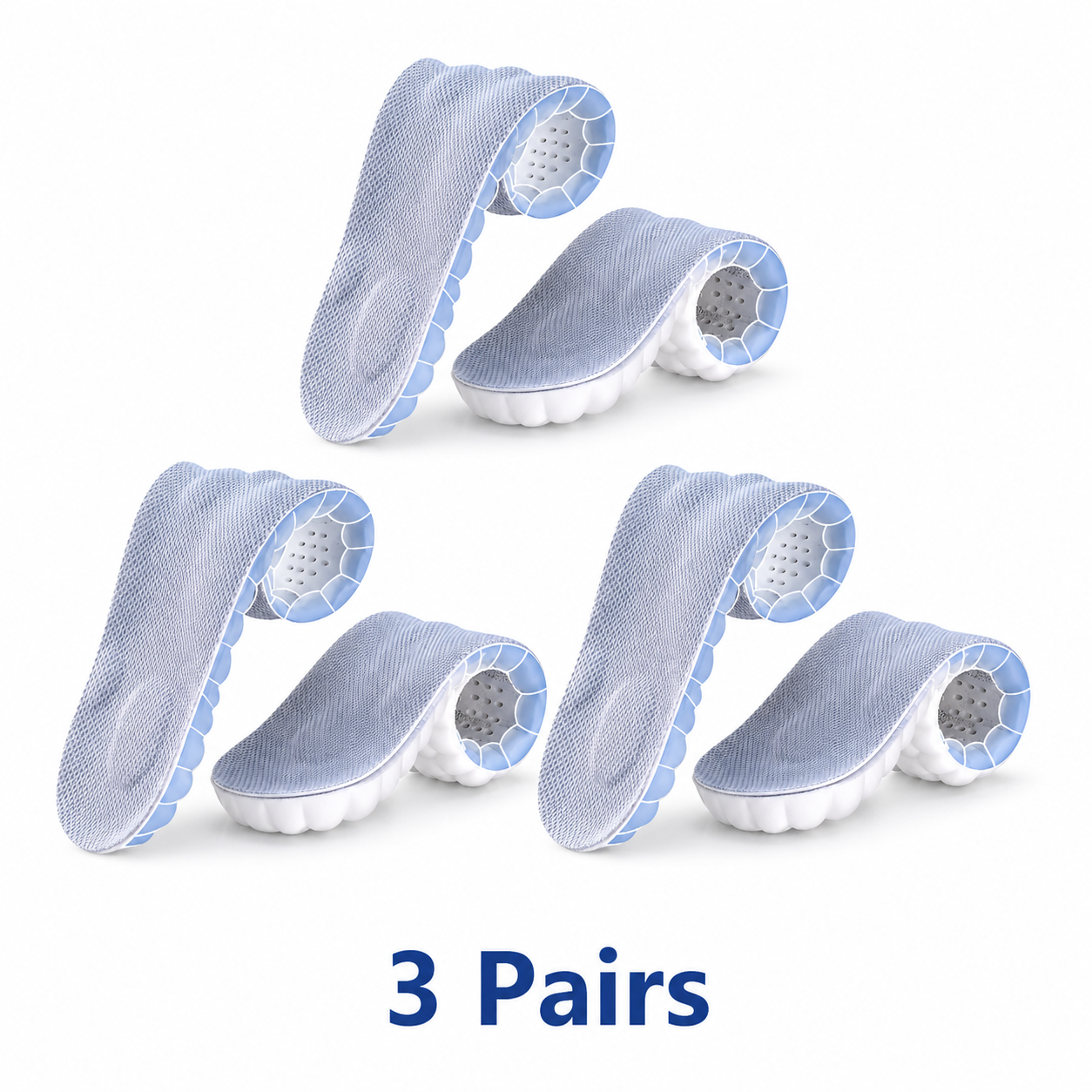 ☁️ 4D Cloud Technology Ultra Comfort Insoles