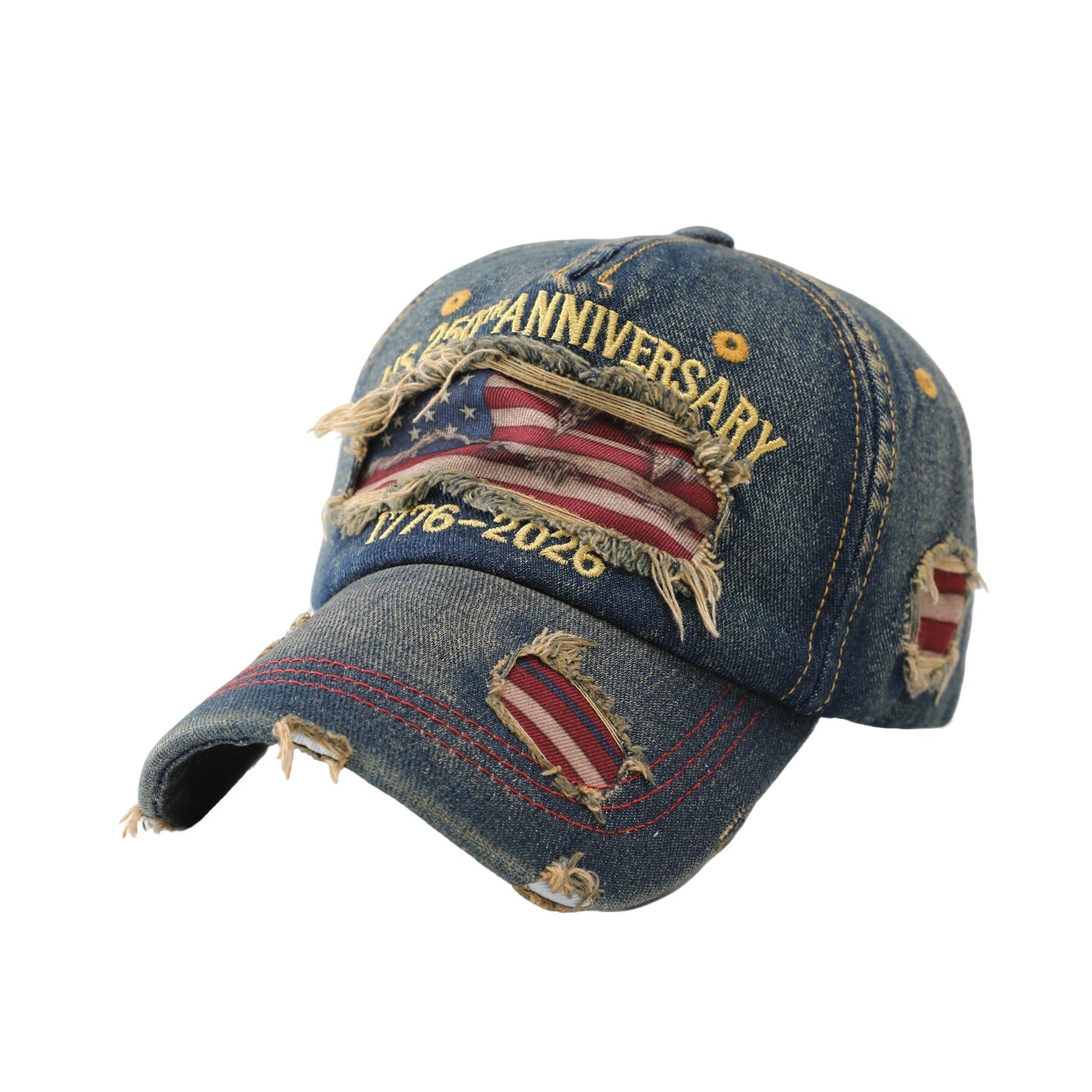 🧢🇺🇸 Handmade Veteran America 250th Anniversary Cap 🦅