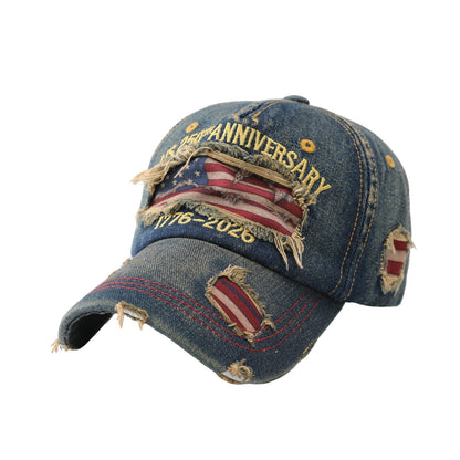 🧢🇺🇸 Handmade Veteran America 250th Anniversary Cap 🦅