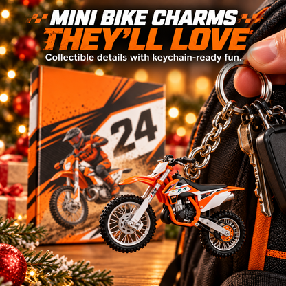 🏁 24-Day Motocross Advent Calendar – Rider-Inspired Mini Charms & Dirt Bike Christmas Surprises