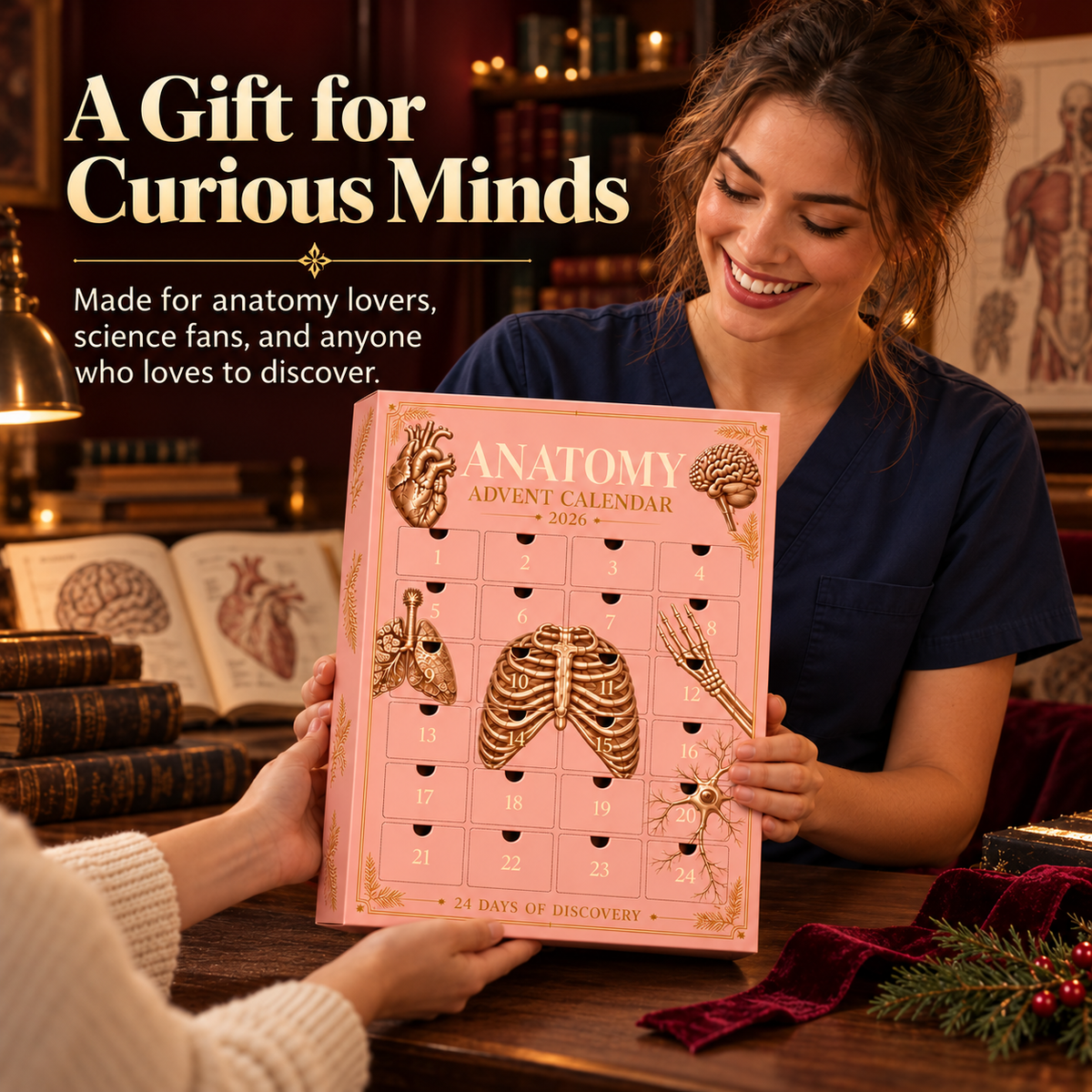 🫀Anatomy Advent Calendar - 24 Anatomy Ornaments🎁