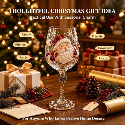🔥Christmas Wine Glass Collection Gift Box Set