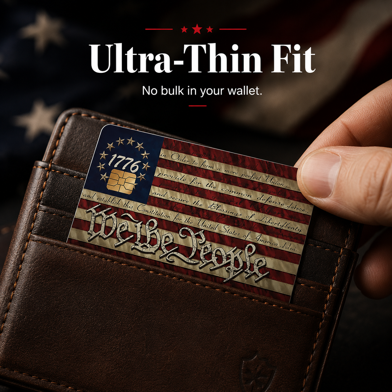 ✨U.S. 250th Anniversary "We the People" Card Sticker 🦅