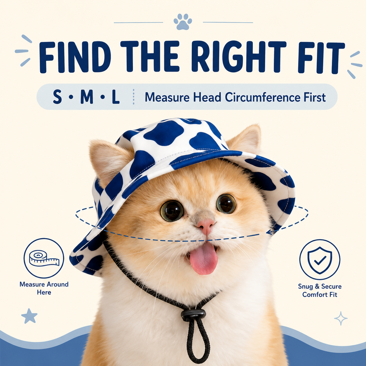 🐾 Adjustable Pet Bucket Sun Hat – Cute Outdoor Visor 👒