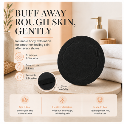 ✨ SilkGlow Deep Exfoliating Bath Pad — Instant Dead Skin & Strawberry Skin Remover 🍑🛁