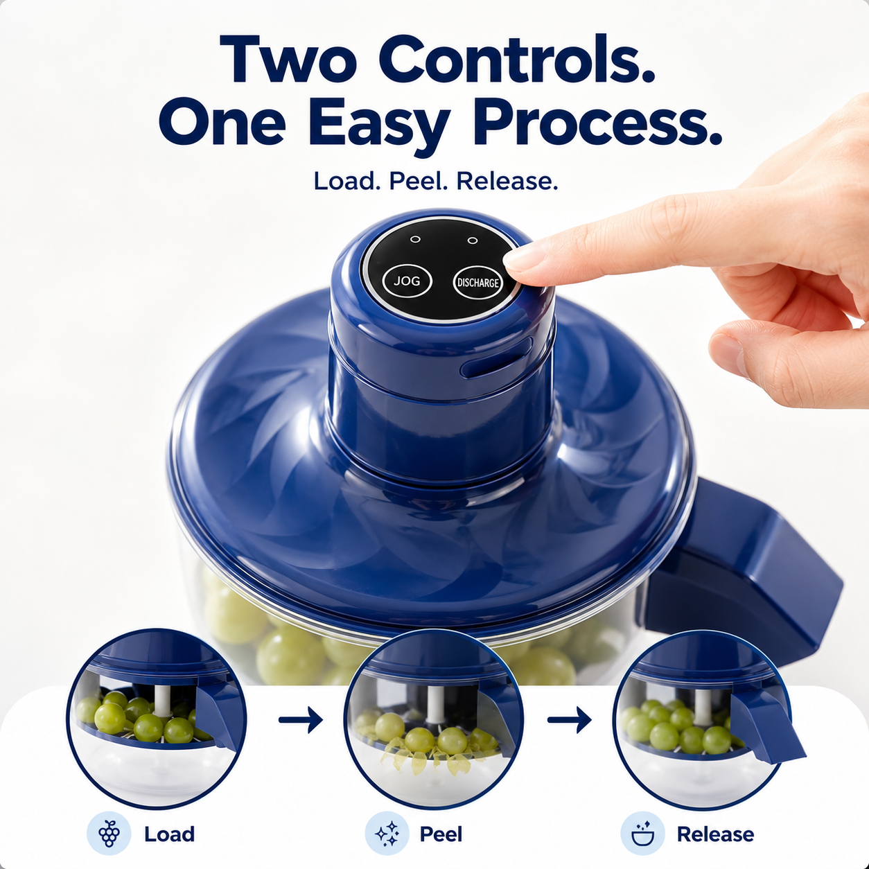 🧄 Electric Automatic Garlic & Fruit Peeler Machine 🍇