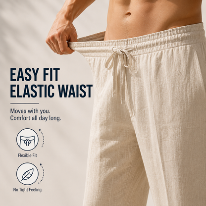 👖 Ultra-Comfort™ Men's Lightweight Casual Pants | Breathable & Stretch 🌬️