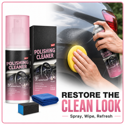 🎉 Buy 2 Get 1 FREE | 🛡️ Non-Greasy Car Plastic & Leather Restorer Spray 🚘