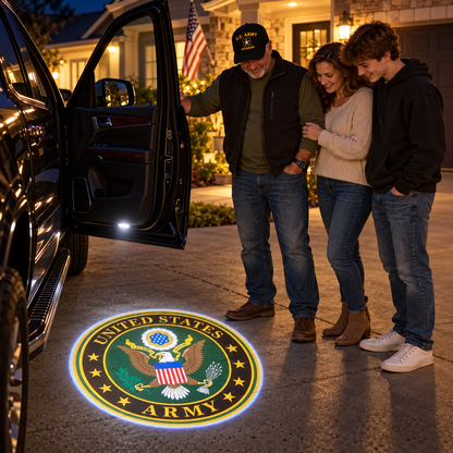 🚗🎖️ Military Honor Car Door Projection Light