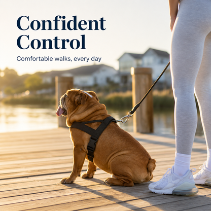🐶 No-Pull Dog Harness - Easy Fit & Chafe-Resistant ✨