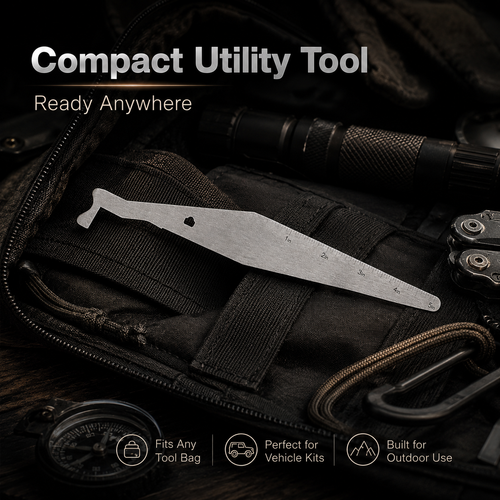 ⚡ Compact Emergency Rescue Wedge & Gap Utility Tool for Toolkits