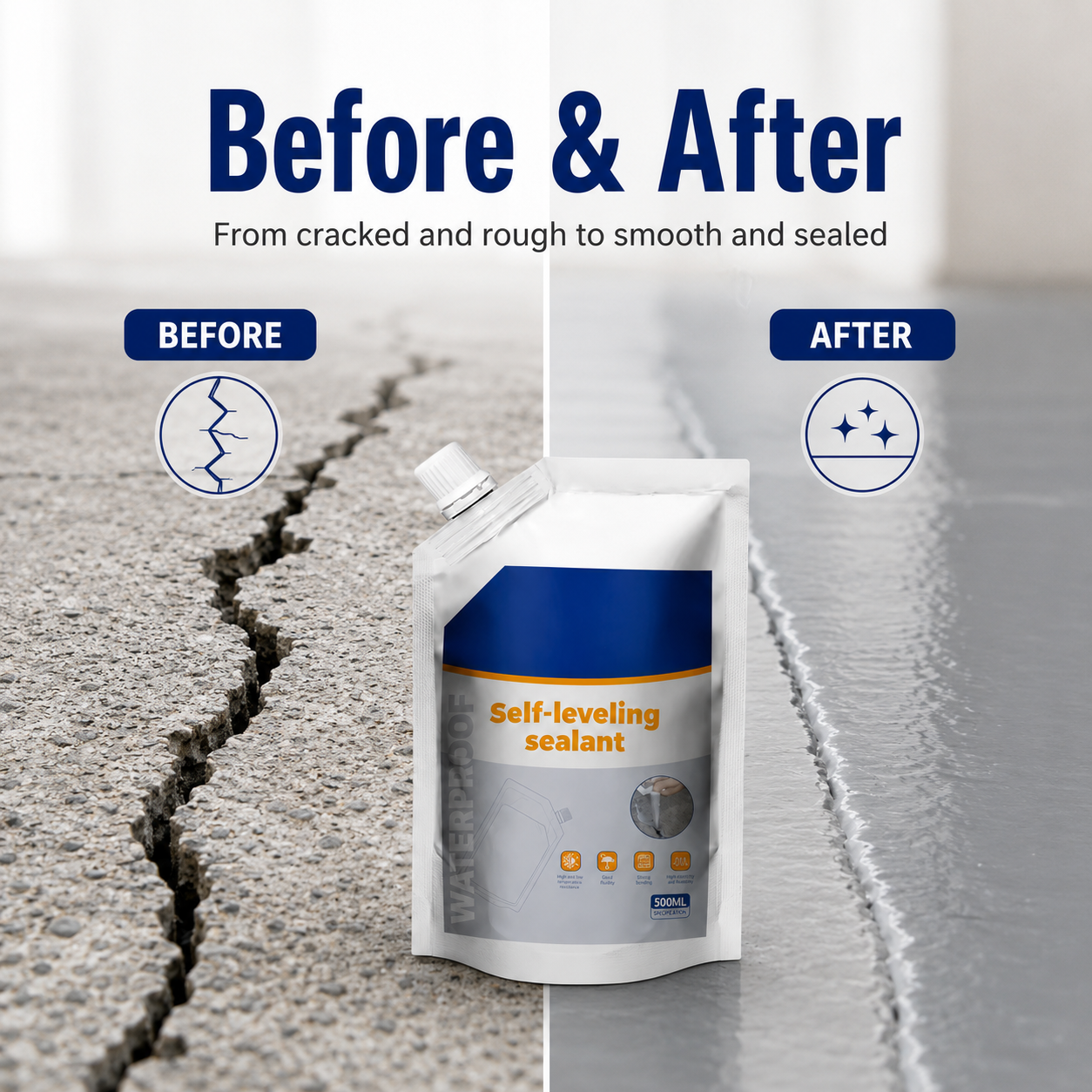 🛠️Self-Leveling Rapid-Cure Concrete Joint Filler 🛠️