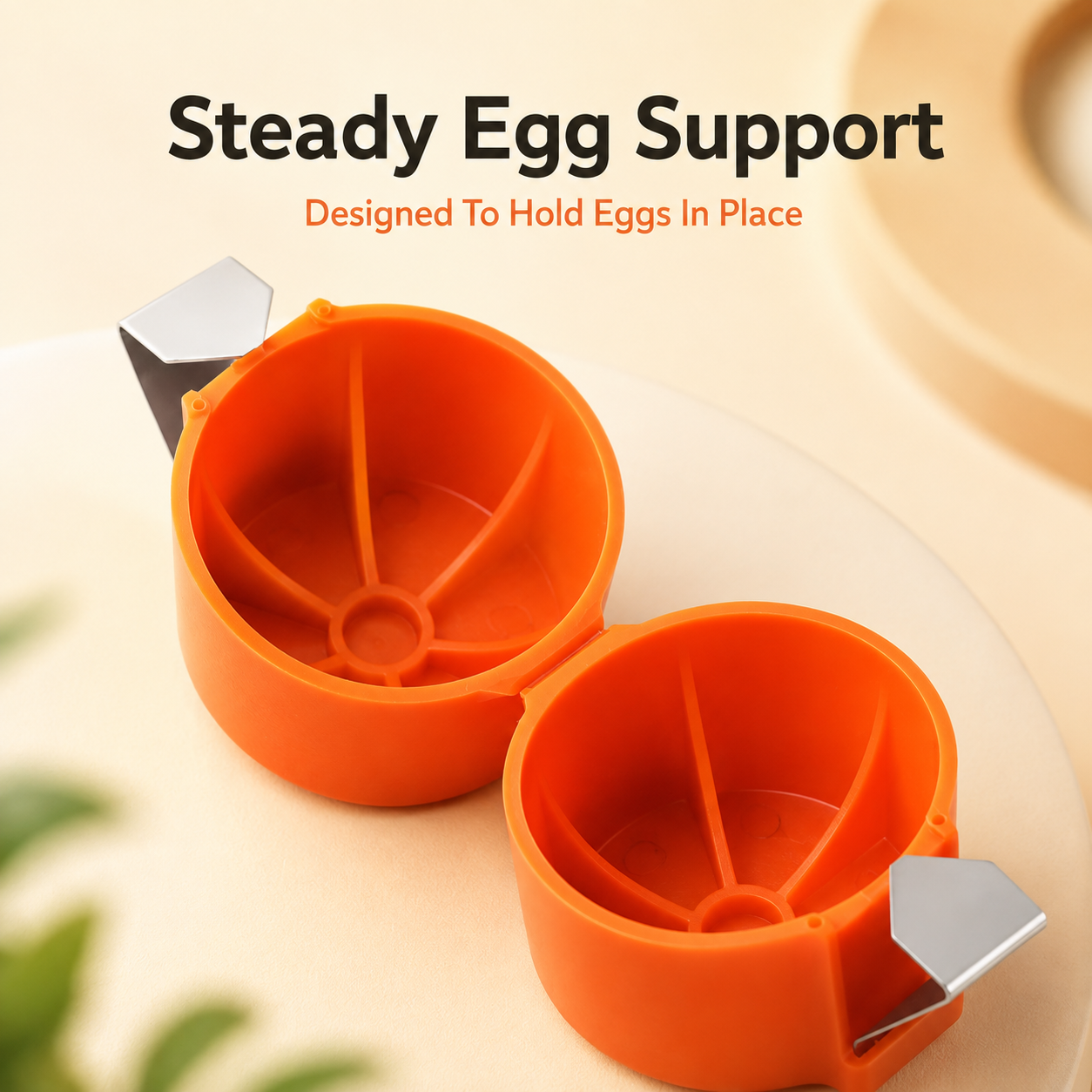 🍳 Manual Stainless-Steel Egg Shell Opener & Egg Cracker Tool 🥚