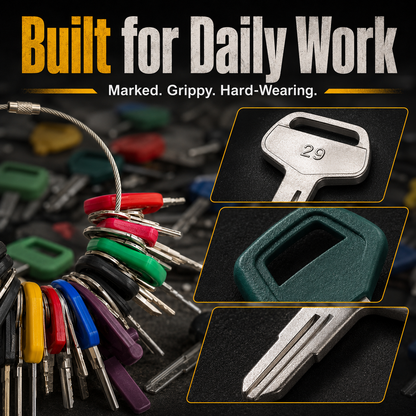 🚚 Buy 2, Free Shipping | 50-Piece Heavy Equipment Key Set 🔑