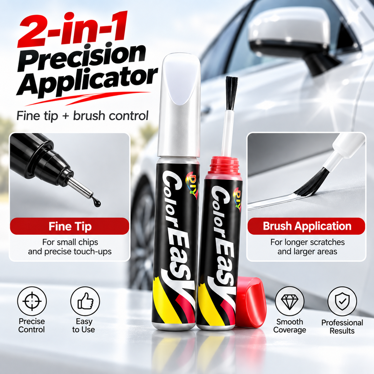 🚗 Professional Automotive Car Paint Scratch Repair Pen for Quick Touch-Up Restoration 🖌️