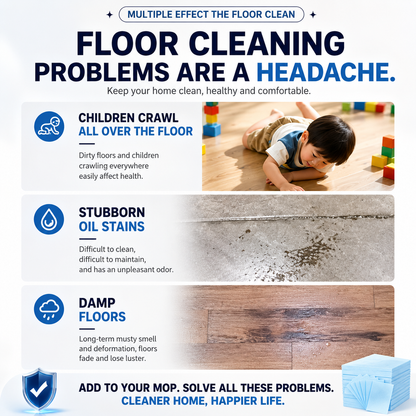 ✨ 100pcs Multi-Surface Floor Cleaning Tabs - Deep Clean & Shine 🧼