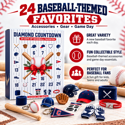 ⚾ 24-Day Baseball Advent Calendar – Daily Diamond Countdown Surprises