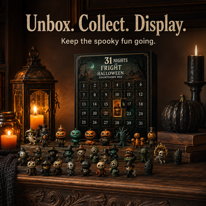 🎃 Halloween Advent Calendar Countdown Box with Collectible Figures 👻