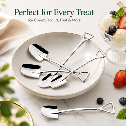 🍨Creative Shovel-Shaped Stainless Steel Spoon 🍨✨