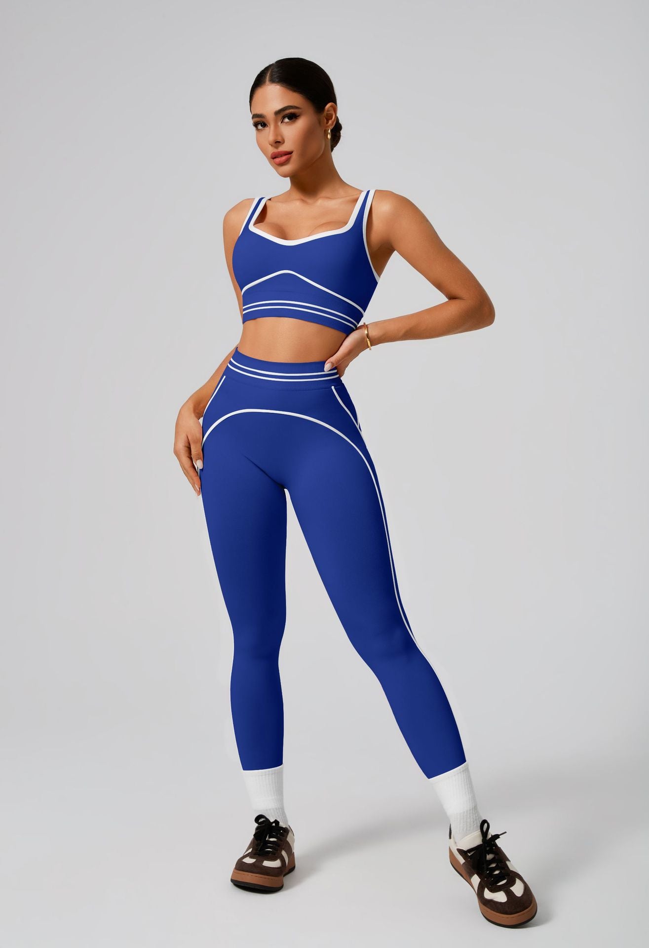 💗 Sculpt Seamless High-Waist Set | Butt Lift Gym Outfit ✨ | Squat Proof Workout Wear