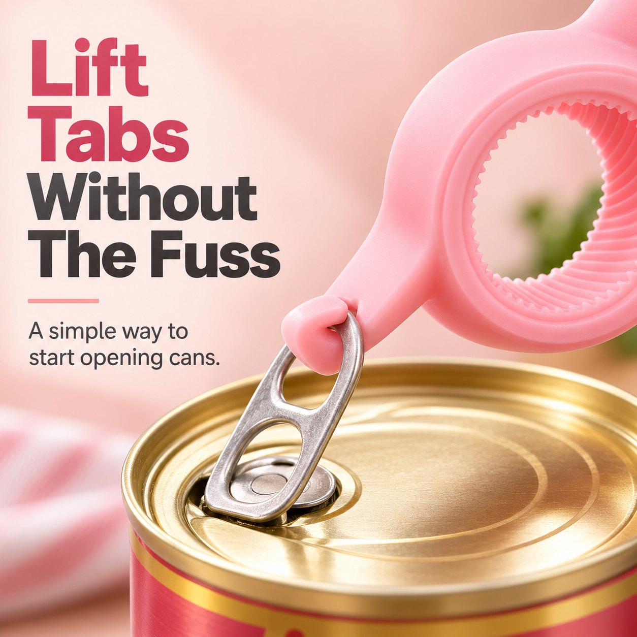 🥫 Multi-Function 4-in-1 Can & Bottle Opener – Ergonomic Jar Lid & Cap Remover ✨
