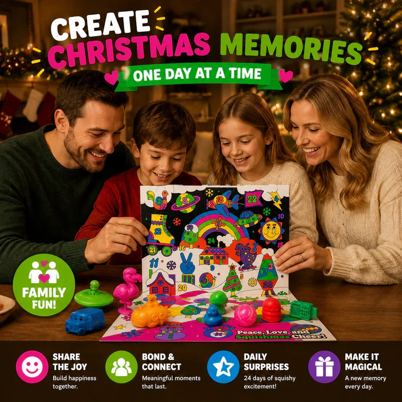 🎁 24-Day Squishy Advent Calendar – A New Surprise Every Day 🎄