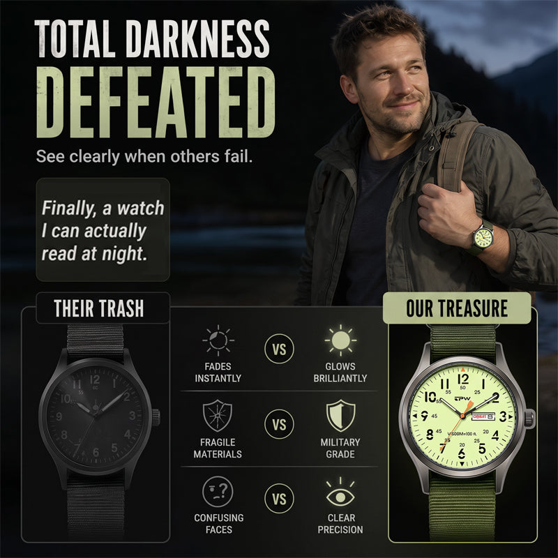 📢📢45% OFF !! ⏰Men's Quartz Watch with Luminous Display