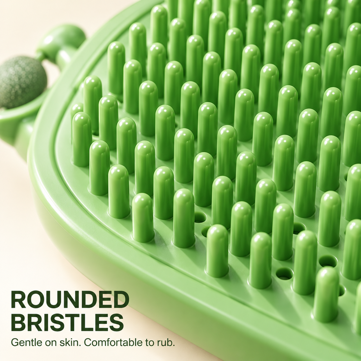 🐾 3-in-1 Cat Self-Grooming Corner Brush with Catnip Ball & Feather Teaser 🌿
