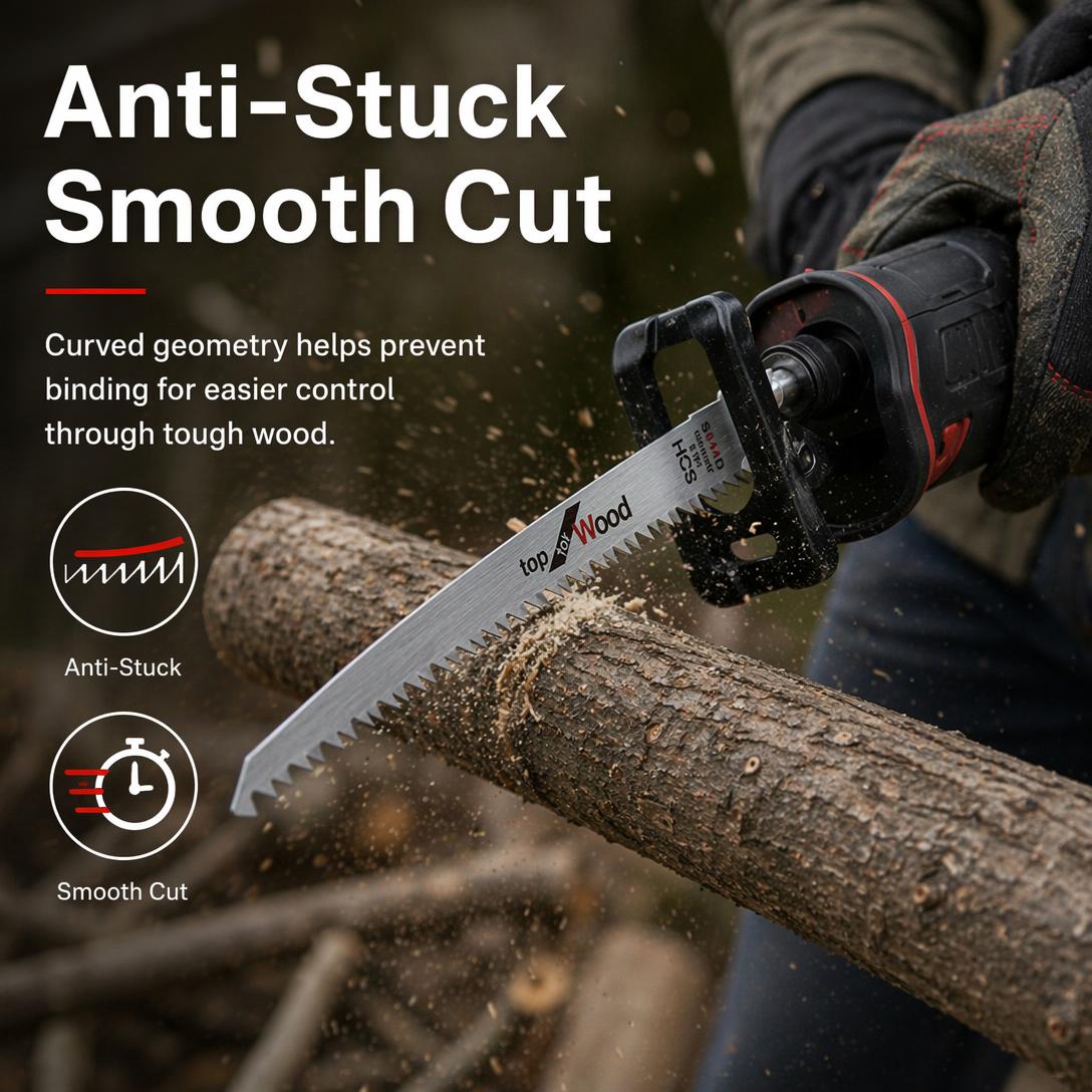🪚 Heavy Duty Forged Pruning Saw – Cut Branches Faster With Less Effort 🌿