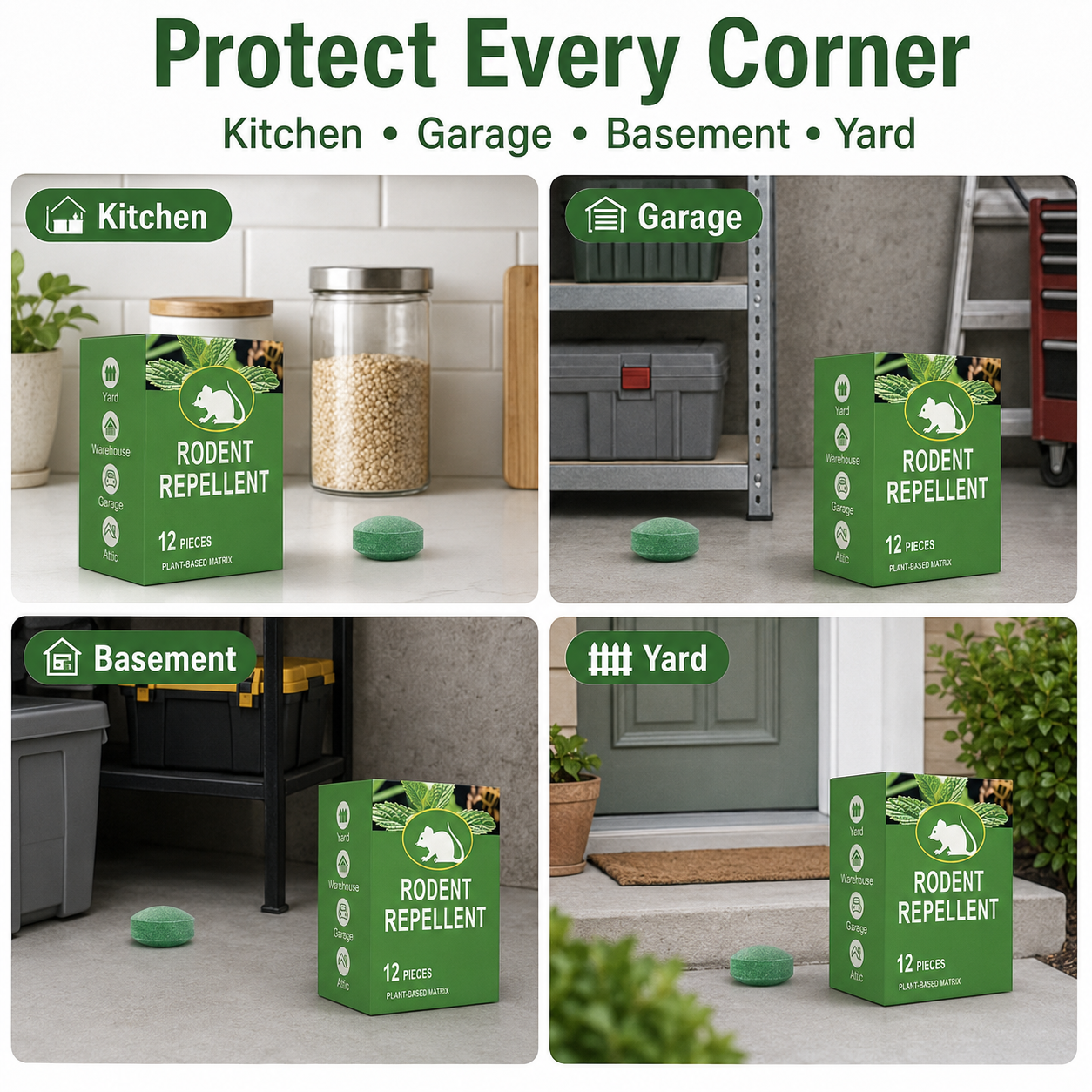🐭 Peppermint Pest Repellent Balls for Home & Outdoor Use