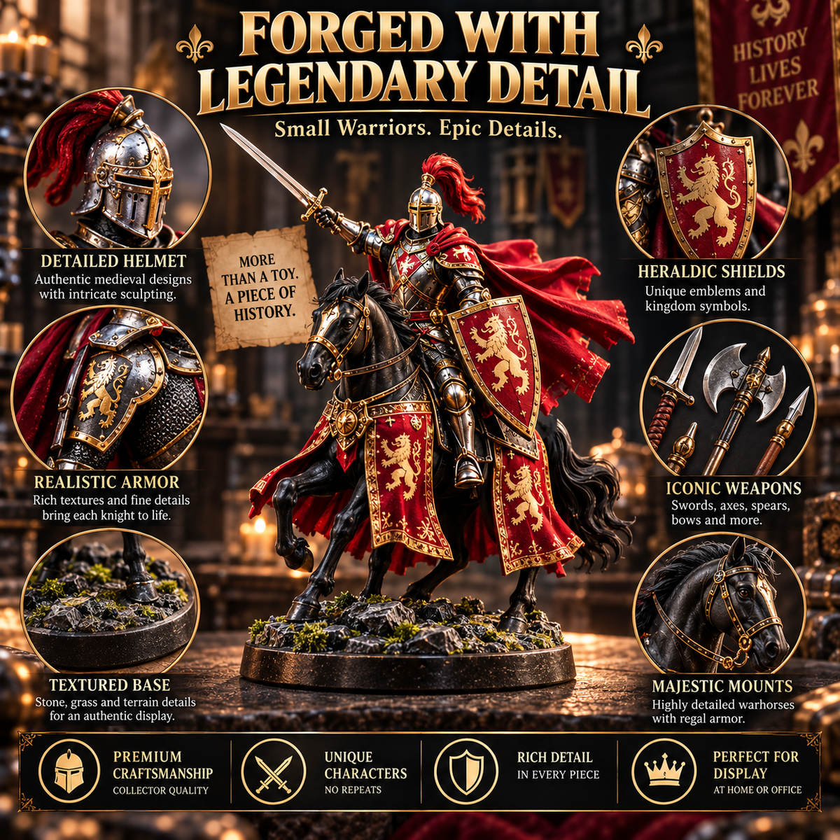 ⚔️ 2026 Medieval Knight Advent Calendar – 24 Days of Christmas Warriors