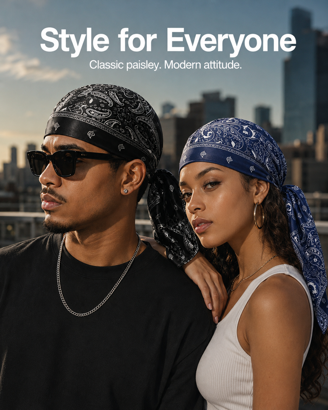 Cooling Headscarf and Helmet Set, Motorcycle Pirate-Style Headscarf Helmet Liner, Stretchy and Snug Fit