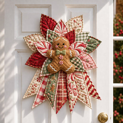 🎄 Oversized Christmas Quilted Door Hanger DIY Sewing Kit (23–25") 🪡