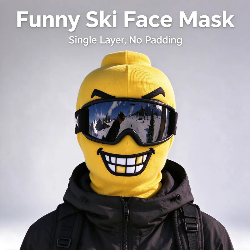 Funny ski face mask