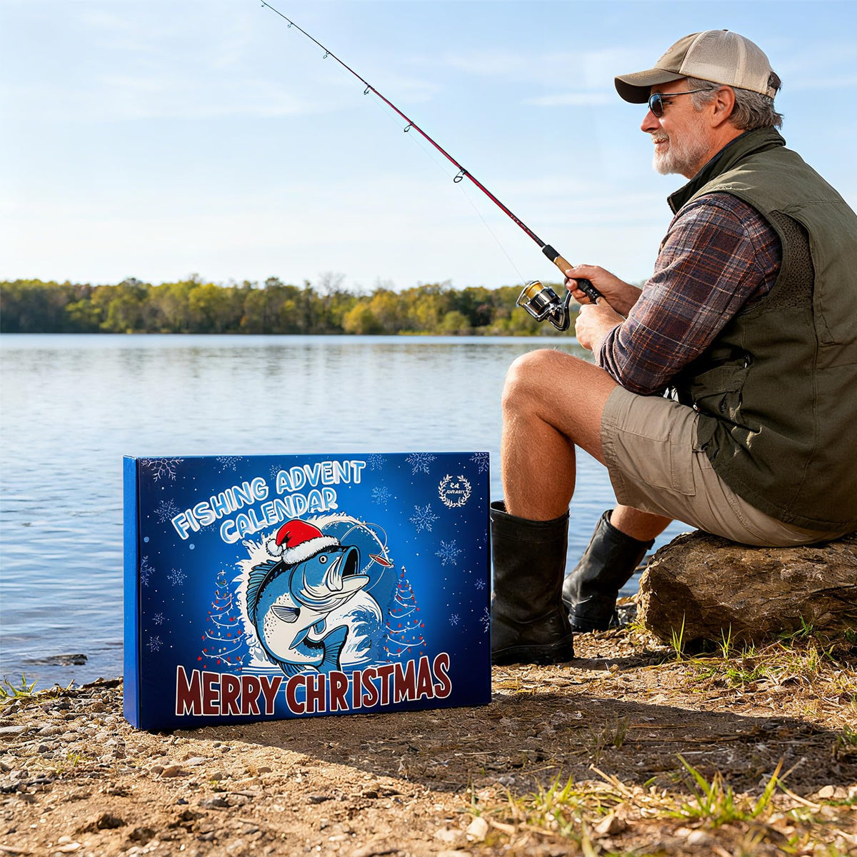 🎁Deluxe Fish Advent Calendar 24 Days🐟Upgrade Packaging