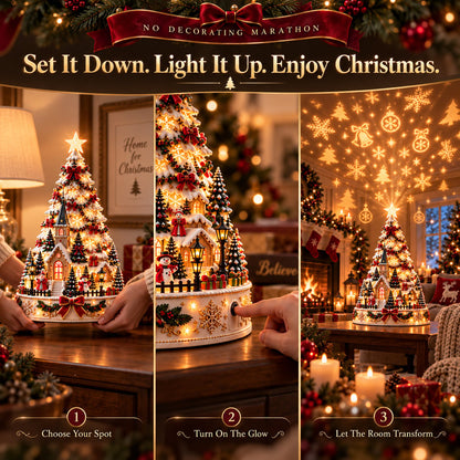 💯 60,000+ Sold - 🎄MerryRealm™ Christmas Village Lightscape Tree