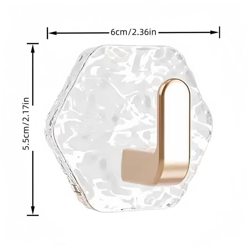 🏠✨10-Pack Heavy-Duty Adhesive Hooks – Strong Hold, No Drilling