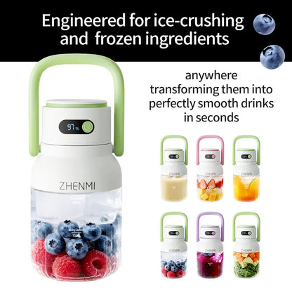🥤 33oz Cordless Portable Blender | USB Rechargeable Smoothie Maker