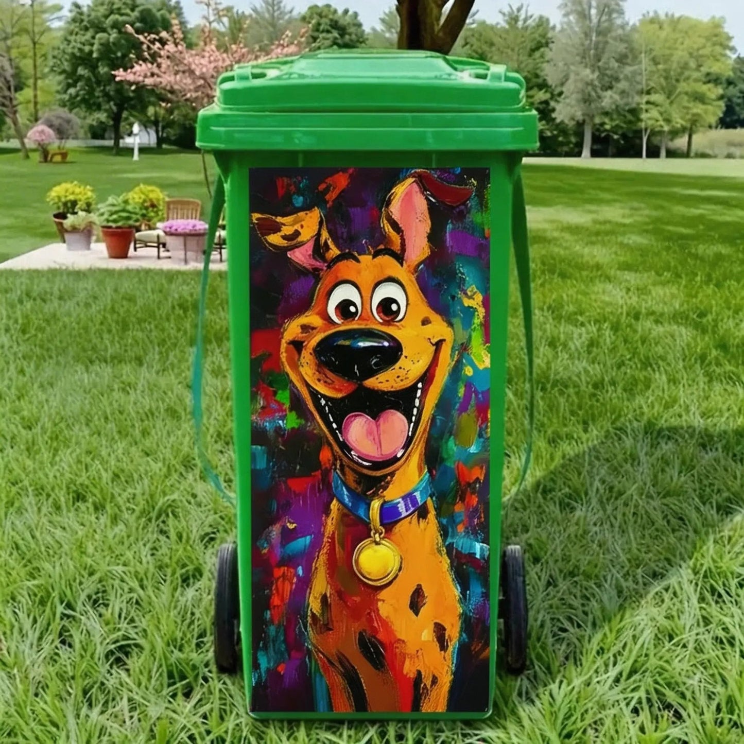 🔥 LAST DAY 50% OFF 🔥 🐴 Horse & Donkey Wheelie Bin Sticker – Waterproof Decal 🌾