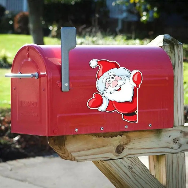 🎄 DIY Christmas Fridge Magnet Set – Build Your Own Holiday Tree with Santa, Reindeer & Snowman